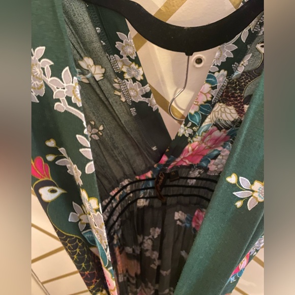 Green Peacock ModCloth Ruby Rocks Martini Maxi Dress - Picture 5 of 9